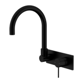 Mecca Wall Basin/Bath Nero Mixer Swivel Spout - Matt Black